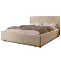 Nowoczesne Łóżko z pojemnikiem 200 x 200 cm DIORA